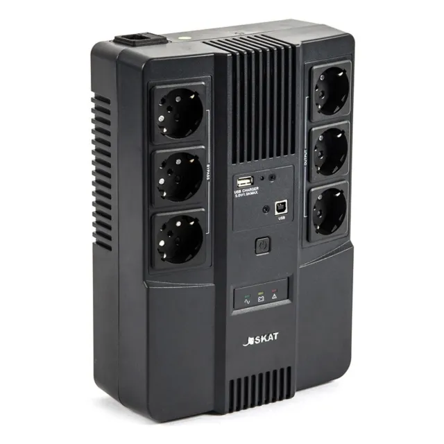 Источник бесперебойного питания Бастион SKAT-UPS 800-AI-IN-1x9, 800 ВА / 480 Вт Источник бесперебойного питания Бастион SKAT-UPS 800-AI-IN-1x9, 800 ВА / 480 Вт