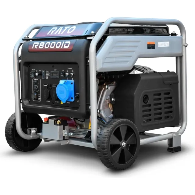 Инверторный бензиновый генератор Rato R8000iD