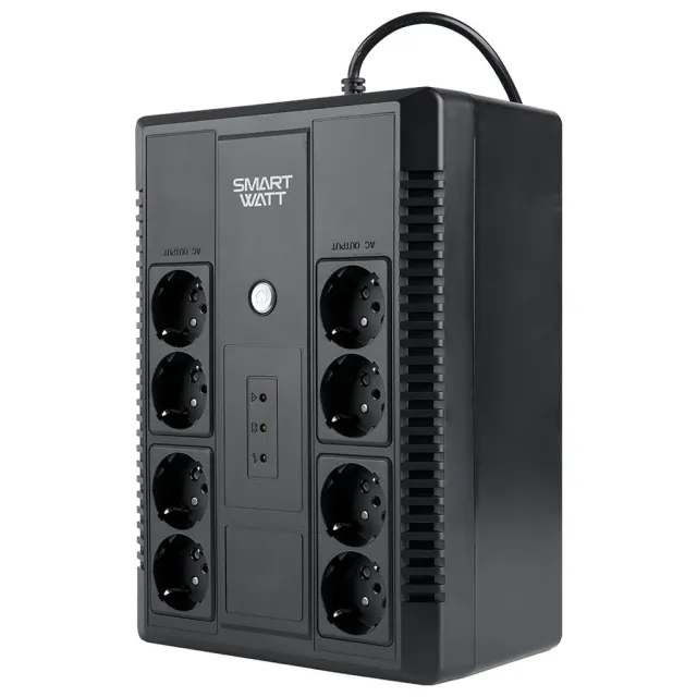 Источник бесперебойного питания SMARTWATT UPS SAFE PRO 850, 850 ВА / 480 Вт Источник бесперебойного питания SMARTWATT UPS SAFE PRO 850, 850 ВА / 480 Вт