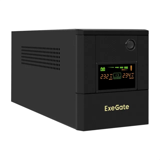 Источник бесперебойного питания ExeGate LLB-1000.LCD.AVR.8C13 (EX299954RUS), 1000 ВА / 700 Вт Источник бесперебойного питания ExeGate LLB-1000.LCD.AVR.8C13 (EX299954RUS), 1000 ВА / 700 Вт