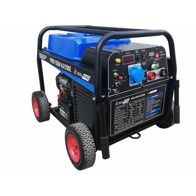 Бензиновый сварочный генератор ТСС PROF GGW 6.0/200E