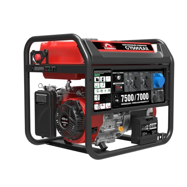 Бензиновый генератор SUNREKA G7500EAX Бензиновый генератор SUNREKA G7500EAX