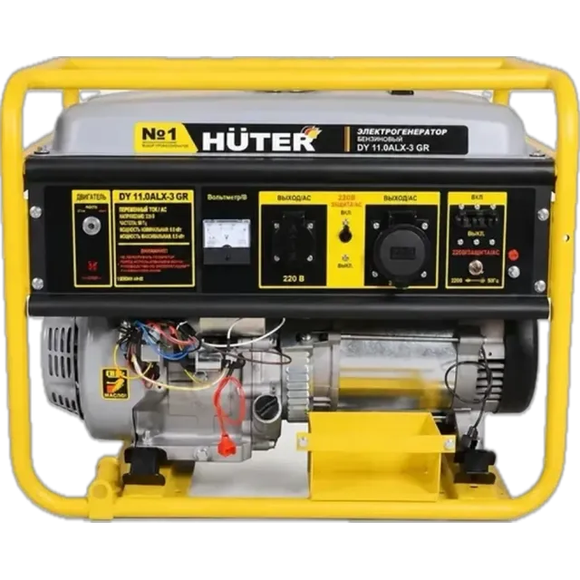 Бензиновый генератор Huter DY 11.0ALX-3 GR