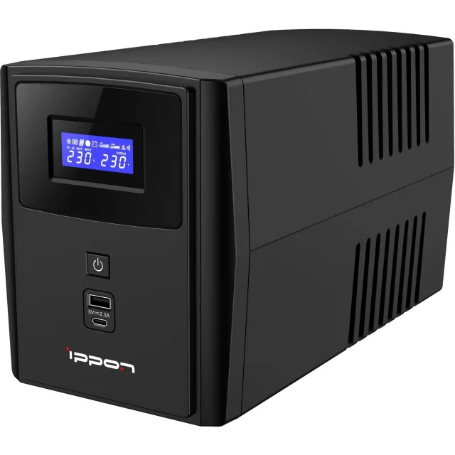 Источник бесперебойного питания Ippon Smart Power Pro II 1200 (1005583), 1200 ВА / 720 Вт Источник бесперебойного питания Ippon Smart Power Pro II 1200 (1005583), 1200 ВА / 720 Вт