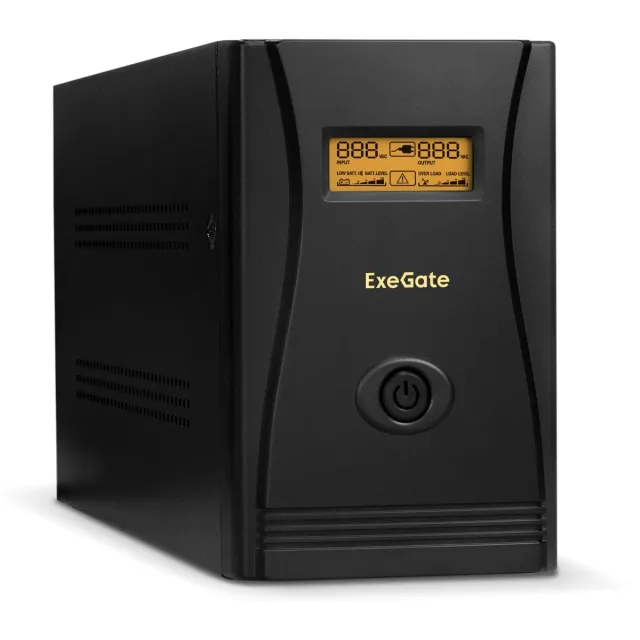 ИБП ExeGate LLB-1000.LCD.AVR.6C13.RJ.USB (EP285484RUS), 1000 ВА / 650 Вт ИБП ExeGate LLB-1000.LCD.AVR.6C13.RJ.USB (EP285484RUS), 1000 ВА / 650 Вт