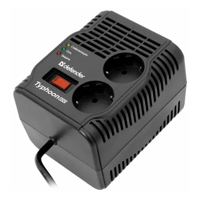 Стабилизатор напряжения DEFENDER AVR Typhoon 600 (99032)