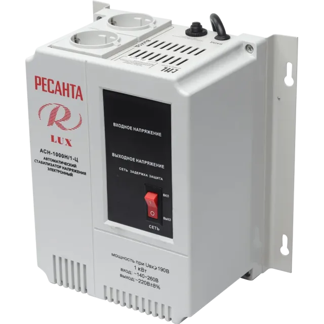 Стабилизатор Ресанта АСН-1000 Н/1-Ц Lux
