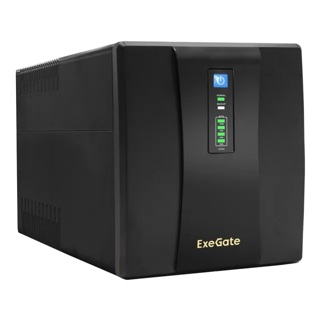 ИБП ExeGate UNB-1500.LED.AVR.4SH.USB (EP212521RUS), 1500 ВА / 950 Вт ИБП ExeGate UNB-1500.LED.AVR.4SH.USB (EP212521RUS), 1500 ВА / 950 Вт
