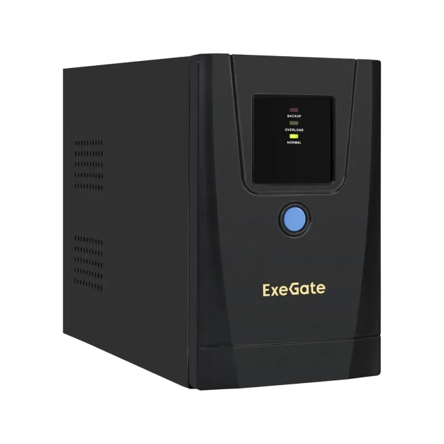 Источник бесперебойного питания ExeGate UNB-1000.LED.AVR.1SH.2C13 (EX292781RUS), 1000 ВА / 550 Вт Источник бесперебойного питания ExeGate UNB-1000.LED.AVR.1SH.2C13 (EX292781RUS), 1000 ВА / 550 Вт