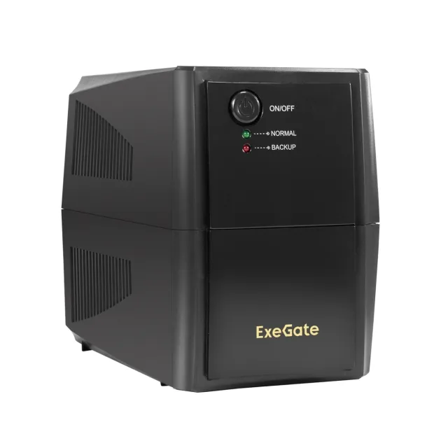 Источник бесперебойного питания ExeGate UNB-500.LED.AVR.2SH (EX294612RUS), 500 ВА / 300 Вт Источник бесперебойного питания ExeGate UNB-500.LED.AVR.2SH (EX294612RUS), 500 ВА / 300 Вт