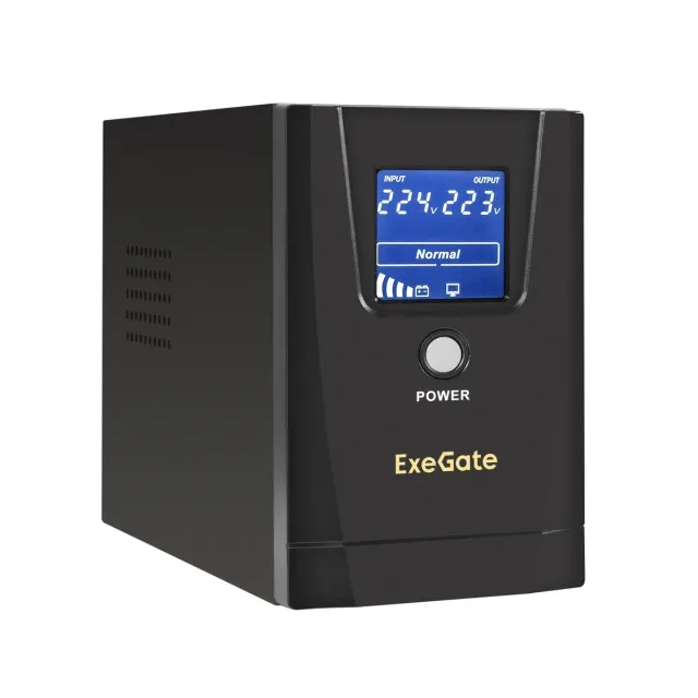 ИБП ExeGate ULB-500.LCD.AVR.2SH (EX294613RUS), 500 ВА / 300 Вт ИБП ExeGate ULB-500.LCD.AVR.2SH (EX294613RUS), 500 ВА / 300 Вт