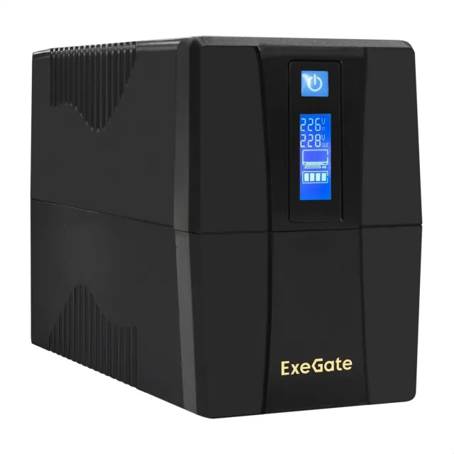 Источник бесперебойного питания ExeGate ULB-800.LCD.AVR.4C13 (EX292775RUS), 800 ВА / 480 Вт Источник бесперебойного питания ExeGate ULB-800.LCD.AVR.4C13 (EX292775RUS), 800 ВА / 480 Вт