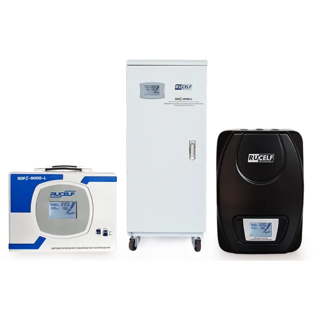 Стабилизатор напряжения Rucelf SDW.II-6000-L черный (SDWII-6000-L)