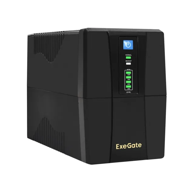 ИБП ExeGate BNB-850.LED.AVR.2SH.RJ (EP285475RUS), 850 ВА / 480 Вт ИБП ExeGate BNB-850.LED.AVR.2SH.RJ (EP285475RUS), 850 ВА / 480 Вт