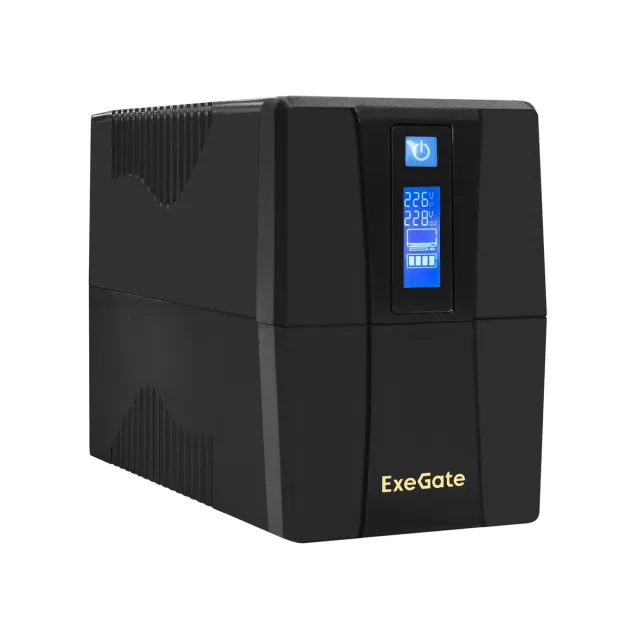 ИБП ExeGate LLB-800.LCD.AVR.4C13.RJ.USB (EP285583RUS), 800 ВА / 480 Вт ИБП ExeGate LLB-800.LCD.AVR.4C13.RJ.USB (EP285583RUS), 800 ВА / 480 Вт