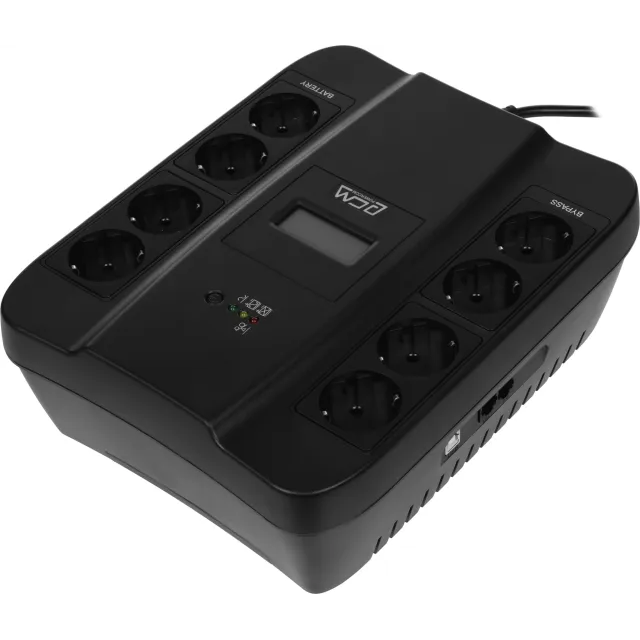 Источник бесперебойного питания Powercom Spider SPD-900U LCD, 900 ВА / 540 Вт Источник бесперебойного питания Powercom Spider SPD-900U LCD, 900 ВА / 540 Вт