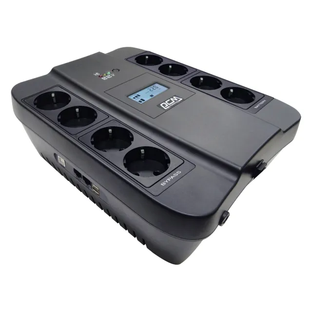 Источник бесперебойного питания Powercom Spider SPD-1100U LCD USB, 1100 ВА / 605 Вт Источник бесперебойного питания Powercom Spider SPD-1100U LCD USB, 1100 ВА / 605 Вт