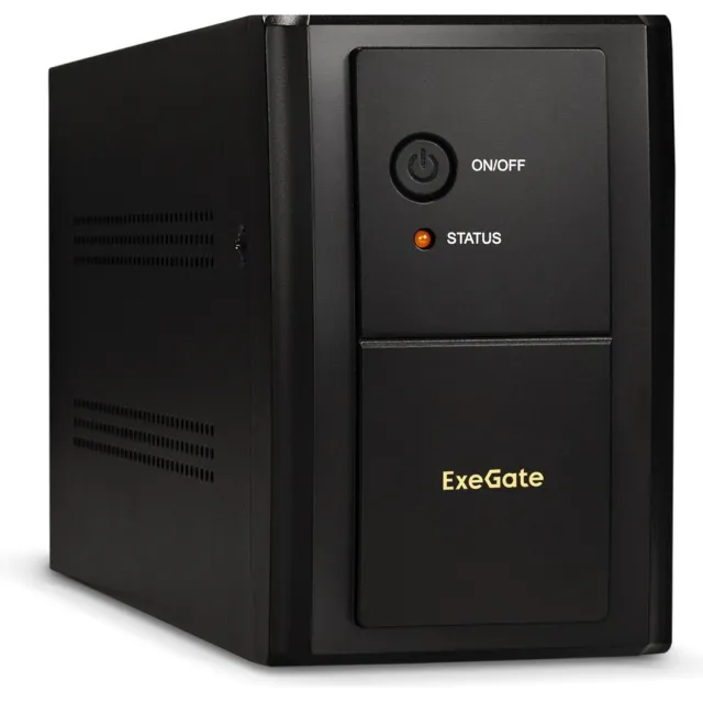 ИБП ExeGate UNB-1200.LED.AVR.EURO.RJ (EP285491RUS), 1200 ВА / 750 Вт ИБП ExeGate UNB-1200.LED.AVR.EURO.RJ (EP285491RUS), 1200 ВА / 750 Вт