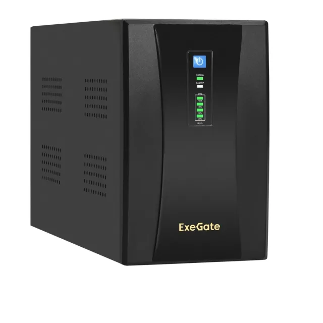 Источник бесперебойного питания ExeGate UNB-2200.LED.AVR.4C13.RJ.USB (EX292612RUS), 2200 ВА / 1300 Вт Источник бесперебойного питания ExeGate UNB-2200.LED.AVR.4C13.RJ.USB (EX292612RUS), 2200 ВА / 1300 Вт