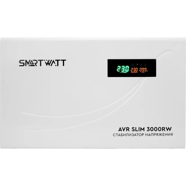 Стабилизатор напряжения SMARTWATT AVR SLIM 3000RW, 3000 ВА