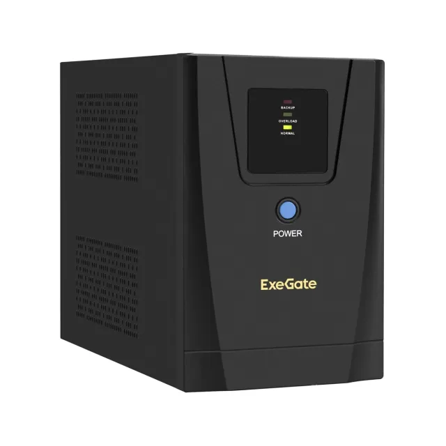 Источник бесперебойного питания ExeGate UNB-1500.LED.AVR.2SH.3C13.USB (EX292798RUS), 1500 ВА / 950 Вт Источник бесперебойного питания ExeGate UNB-1500.LED.AVR.2SH.3C13.USB (EX292798RUS), 1500 ВА / 950 Вт