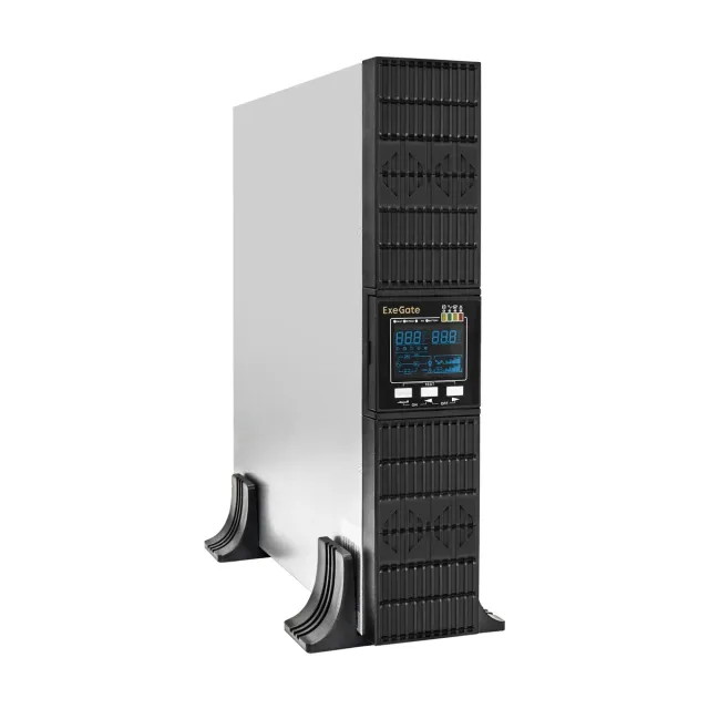 Источник бесперебойного питания ExeGate PowerExpert ULS-1000.LCD.AVR.C13.USB.RS232.SNMP.2U (EP285646RUS), 1000 ВА / 1000 Вт Источник бесперебойного питания ExeGate PowerExpert ULS-1000.LCD.AVR.C13.USB.RS232.SNMP.2U (EP285646RUS), 1000 ВА / 1000 Вт