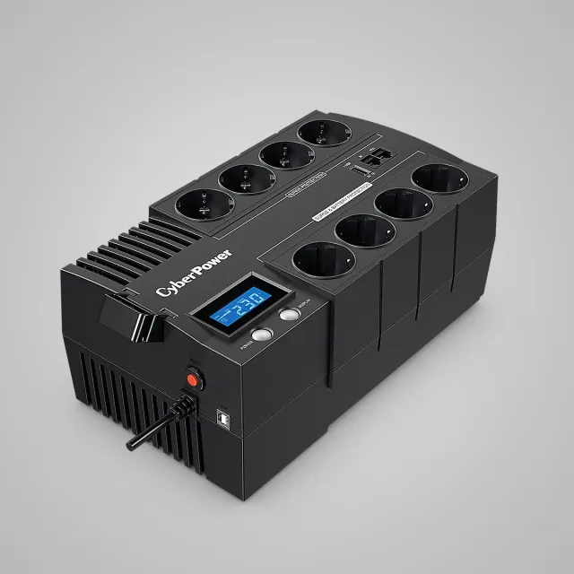 ИБП CyberPower BR1000ELCD, 1000 ВА / 600 Вт ИБП CyberPower BR1000ELCD, 1000 ВА / 600 Вт