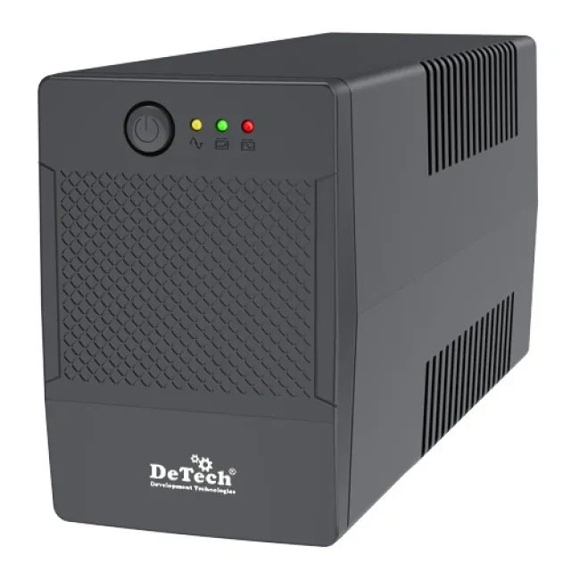 Источник бесперебойного питания DeTech E850VA, 850 ВА / 510 Вт Источник бесперебойного питания DeTech E850VA, 850 ВА / 510 Вт
