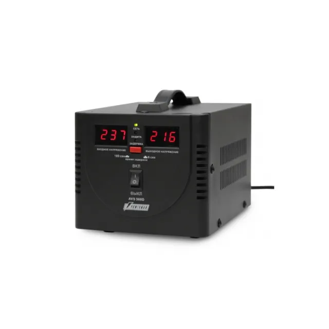 Стабилизатор напряжения POWERMAN AVS 500D Black