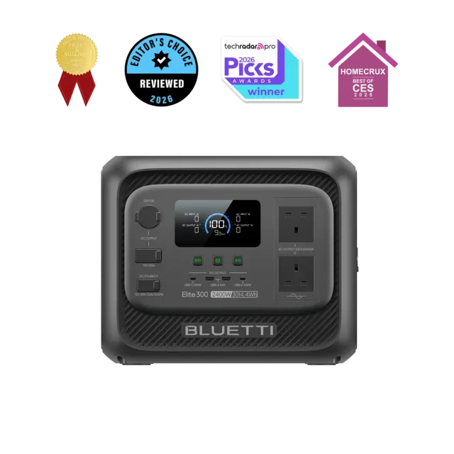 Электростанция портативная Bluetti elite 300 /2400Вт/3014.4Втч/Тяговая штанга