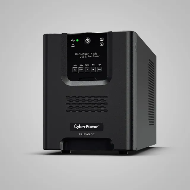 ИБП CyberPower PR1500ELCD, 1500 ВА / 1350 Вт ИБП CyberPower PR1500ELCD, 1500 ВА / 1350 Вт