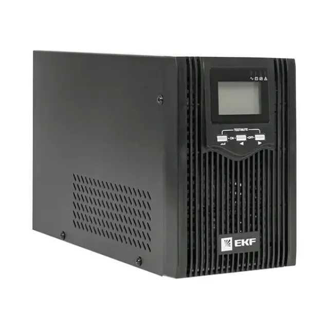 Источник бесперебойного питания EKF PSW-610-T, 1000 ВА / 800 Вт, без АКБ Источник бесперебойного питания EKF PSW-610-T, 1000 ВА / 800 Вт, без АКБ